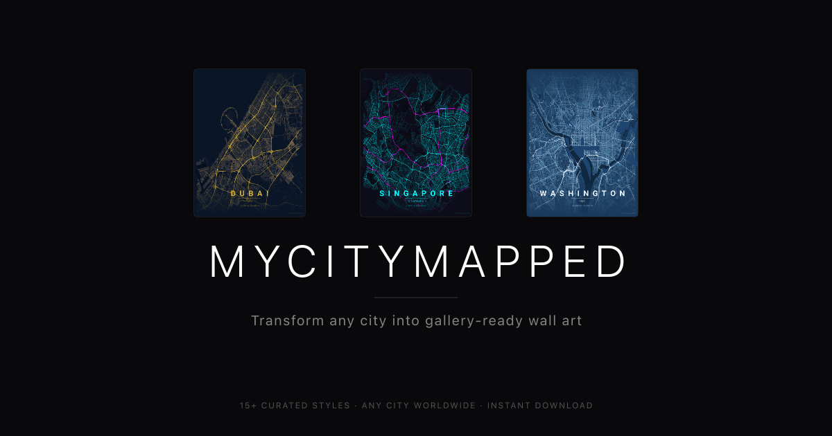 MyCityMapped project screenshot